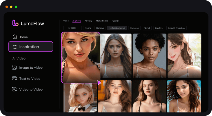 Pick Your Favorite AI Boobs Effect