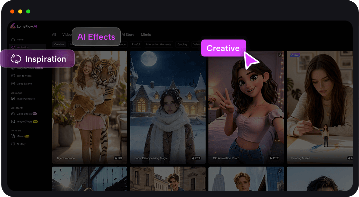 find your inspiration ai animation