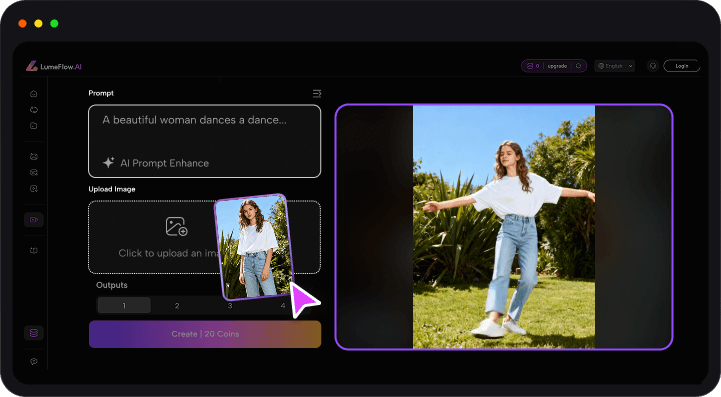 ai dancing upload your image
