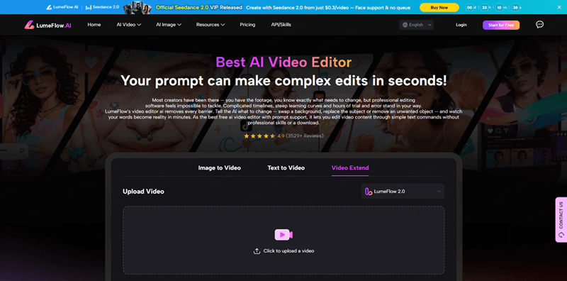run first pass ai video editing tool