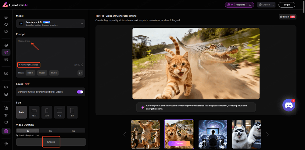 create april fools video with lumeflow ai