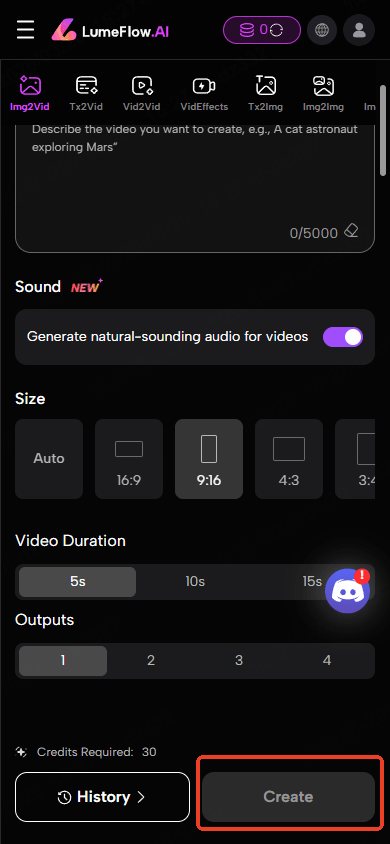 generate ai tiktok video output