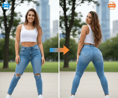 lumeflow ai turns photo into twerk video