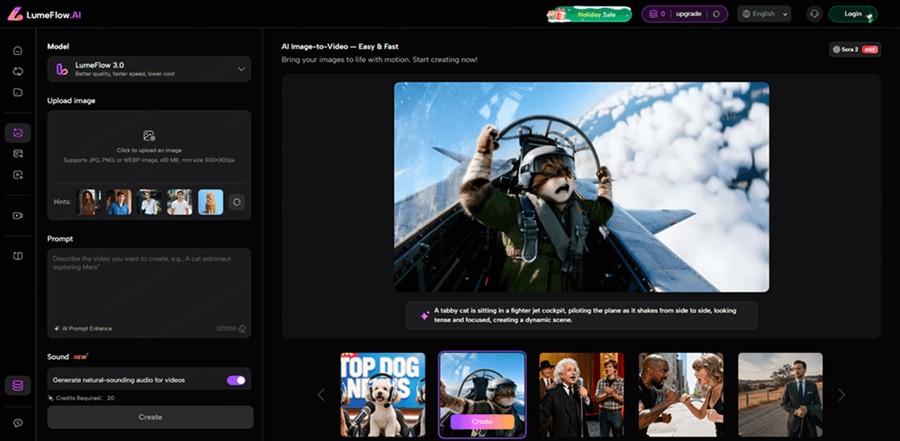 open image to video tool
