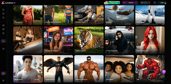 open lumeflow ai gender swap filter