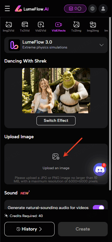 upload content for tiktok ai video