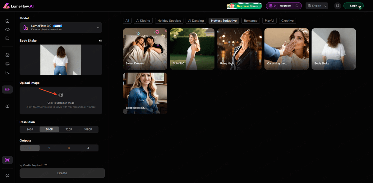 upload photo for ai twerk video
