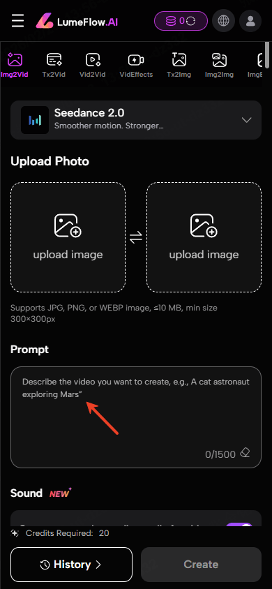 write prompt for cat dancing ai