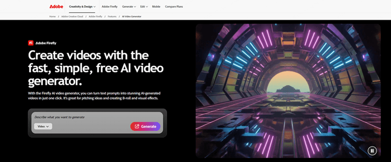 adobe firefly sora alternatives ai video tools interface