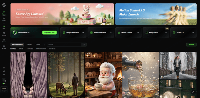 kling ai sora alternatives motion control interface screen