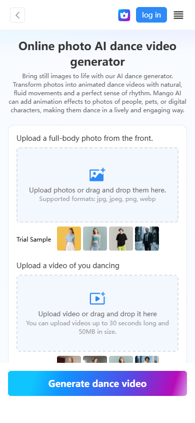 mango ai stylized ai dance video