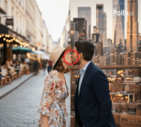 pollo ai kiss stiff lips