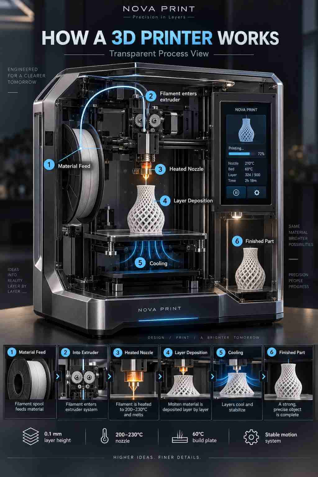 machine working process