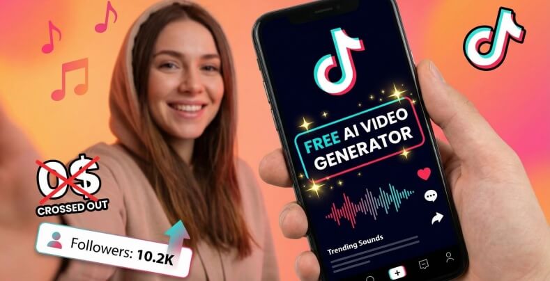 AI TikTok video generator free