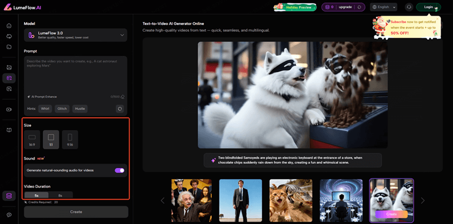 adjust video settings for christmas projects