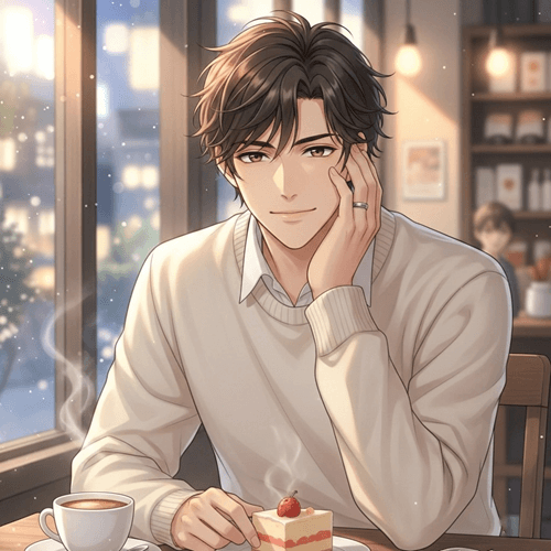 an anime boyfriend created with ai tools