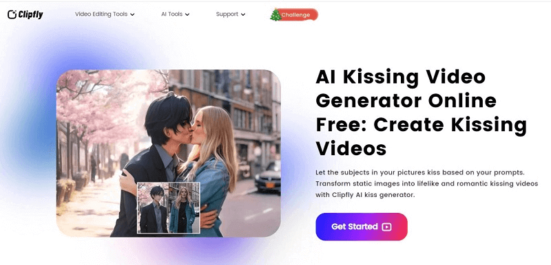 clipfly ai kiss generator