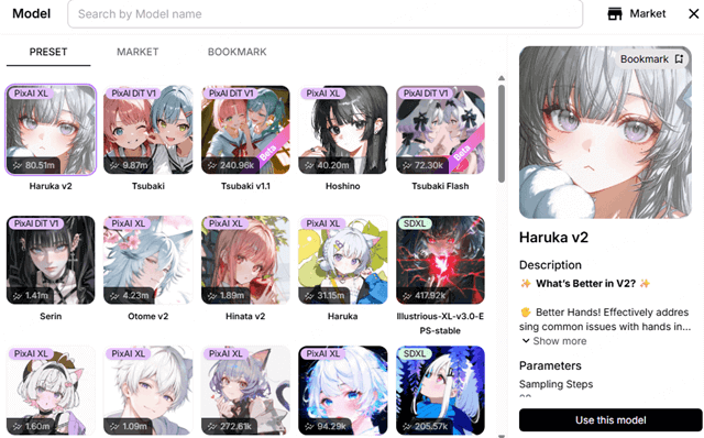 dynamic anime characters poses is pixai safe