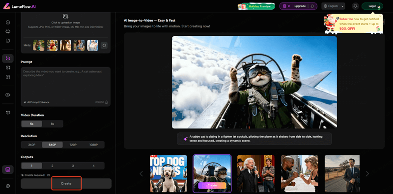generate video from photos easily