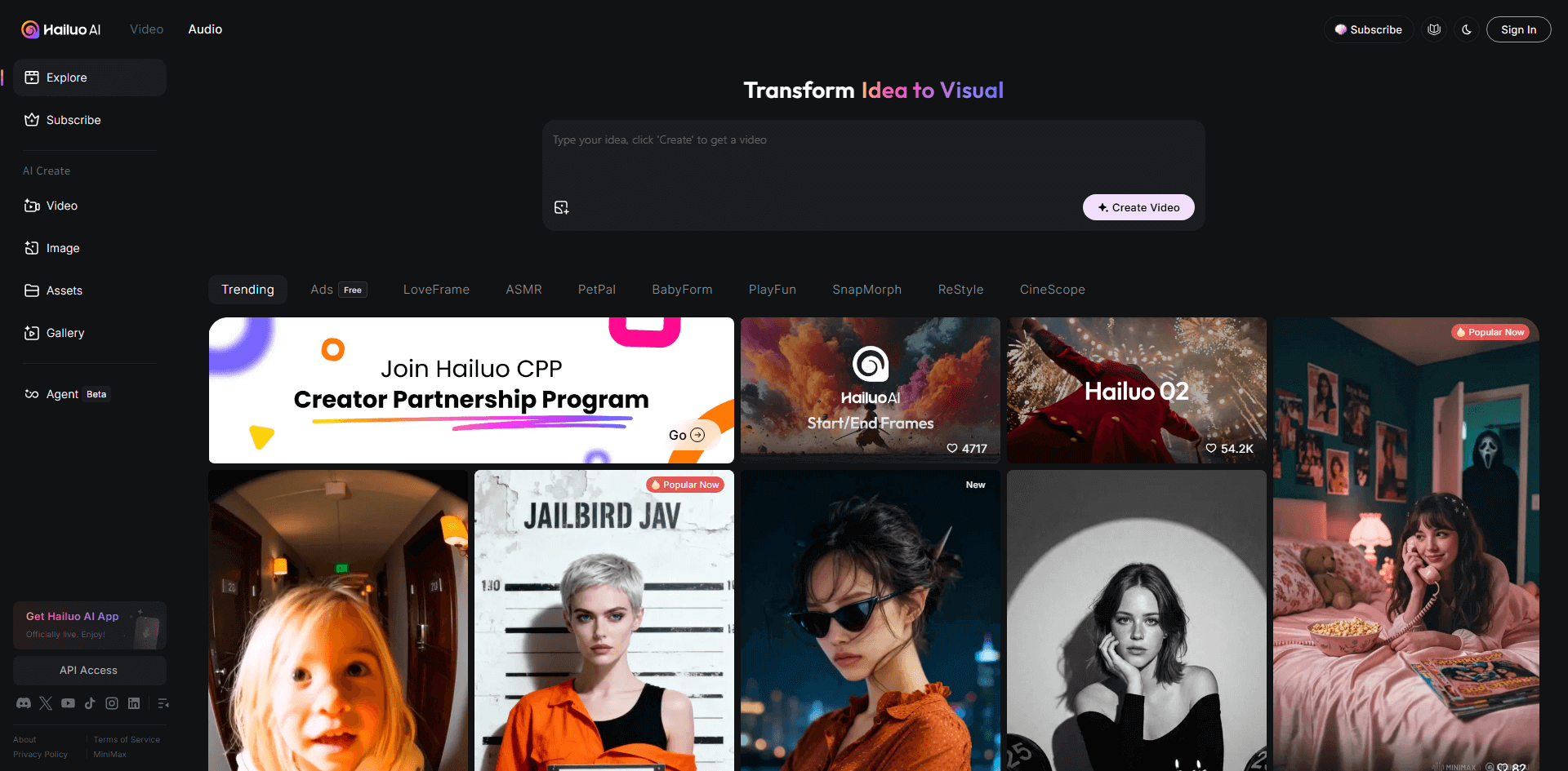hailuo ai templates beginner friendly luma alternative
