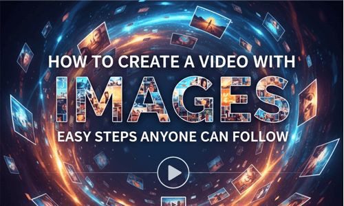 how to create video with images