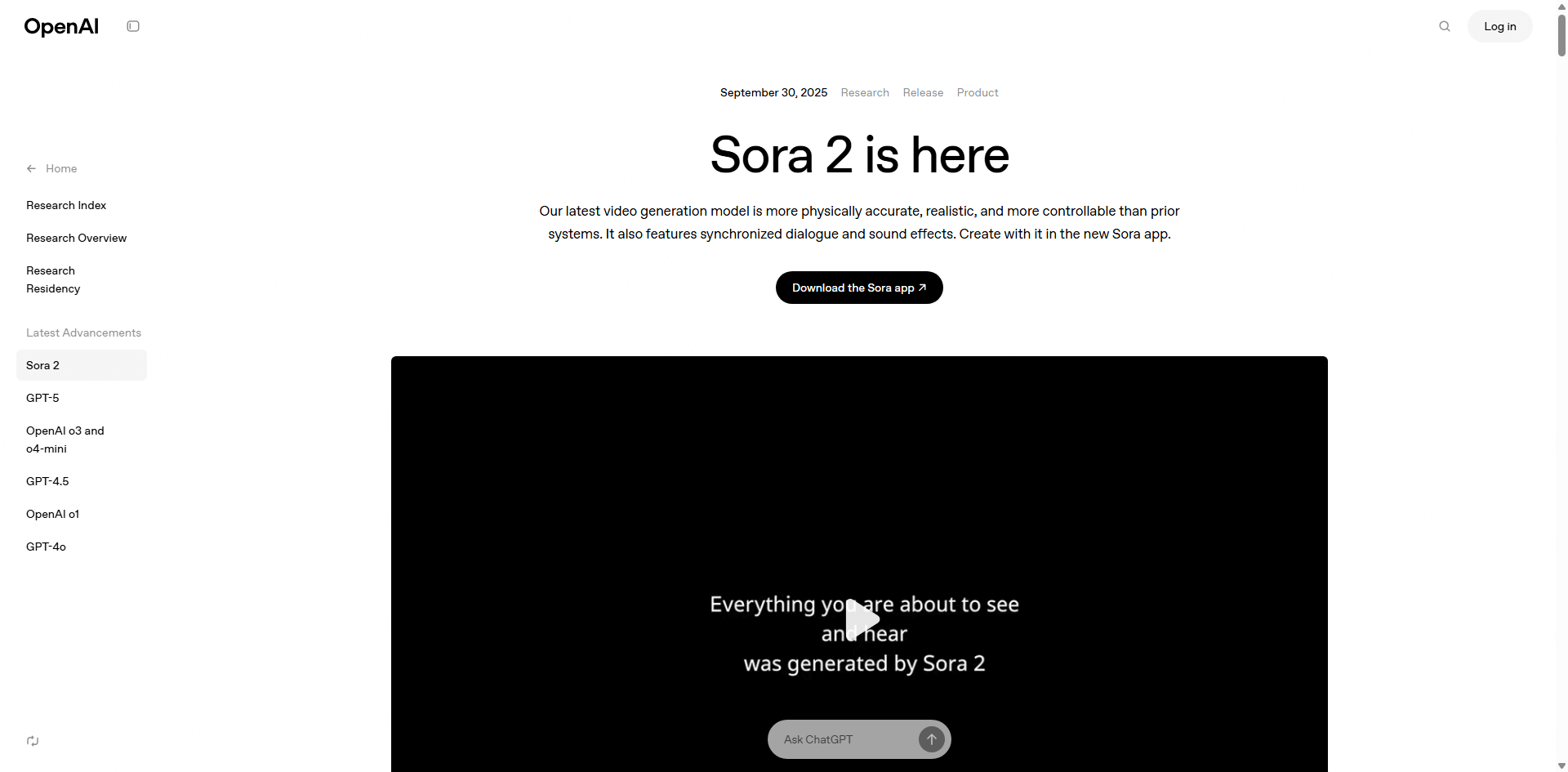 openai sora 2 ai video generator
