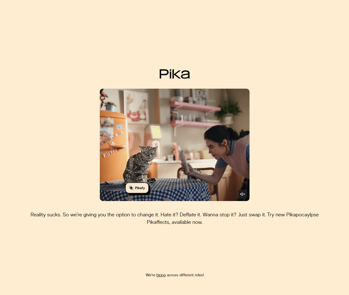 pika text to video ai model