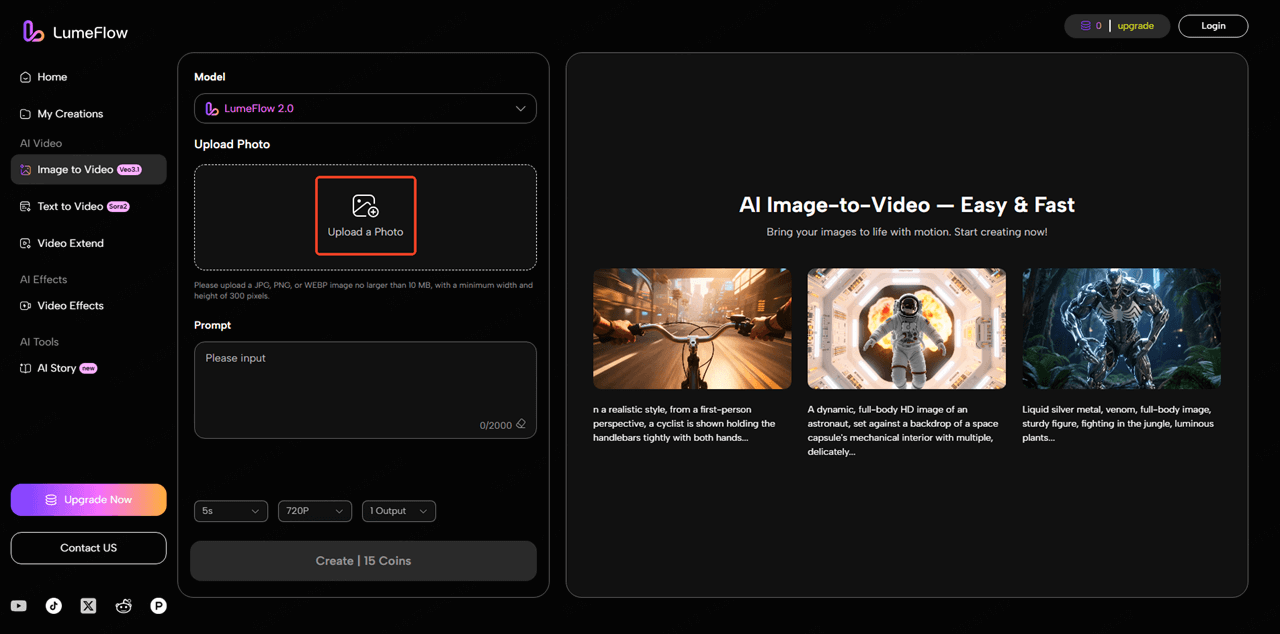 upload image for sexy ai video