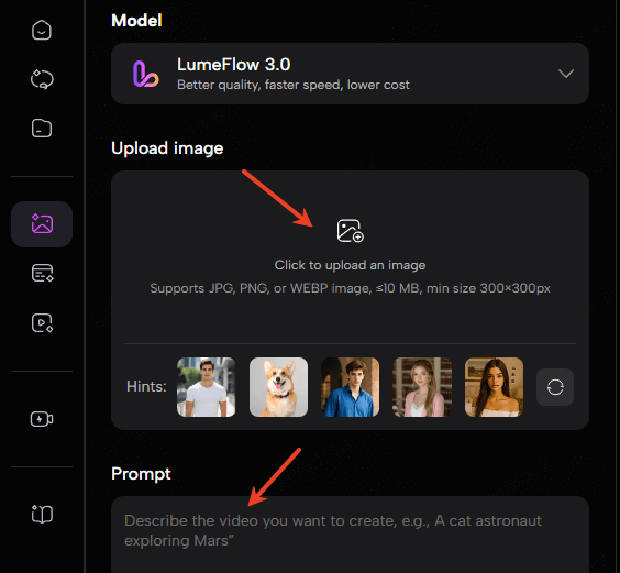 upload photo or describe ai girlfriend