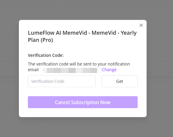lumeflow ai cancel subscription verify