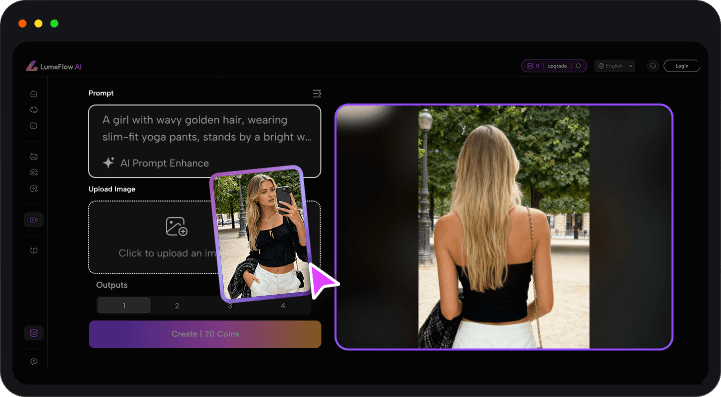 写真をアップロードしてAIビキニ動画を生成