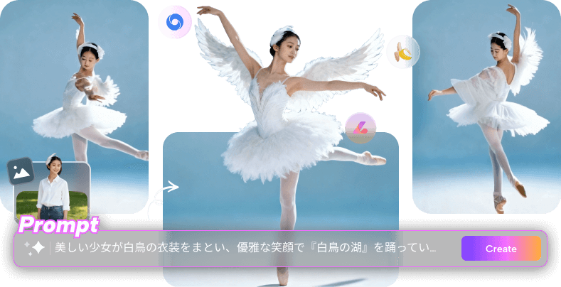 顔 写真 合成 ダンス アプリ不要