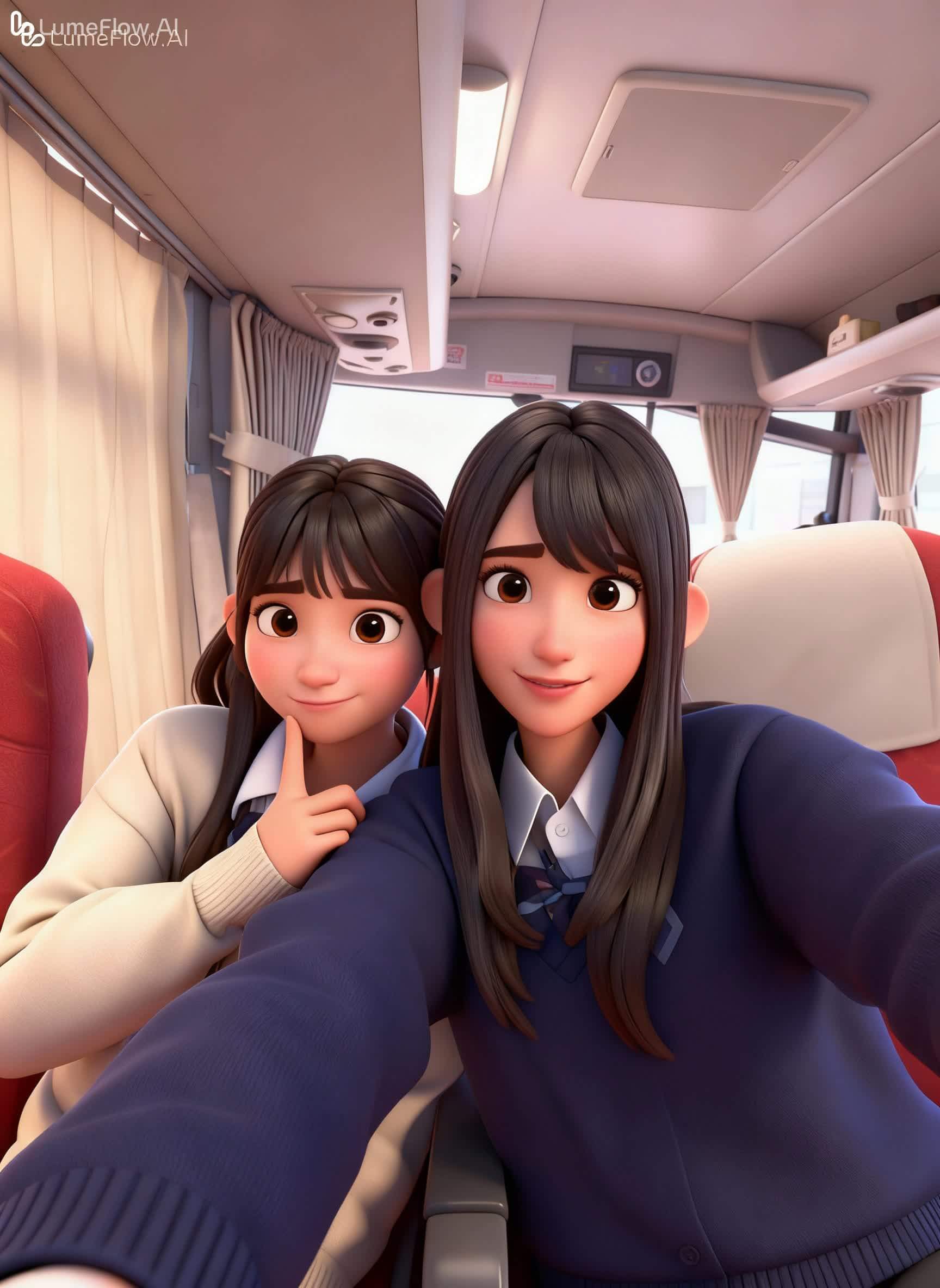 一瞬でディズニー風に変身