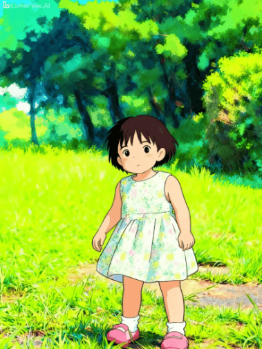 一瞬でジブリ風に変身