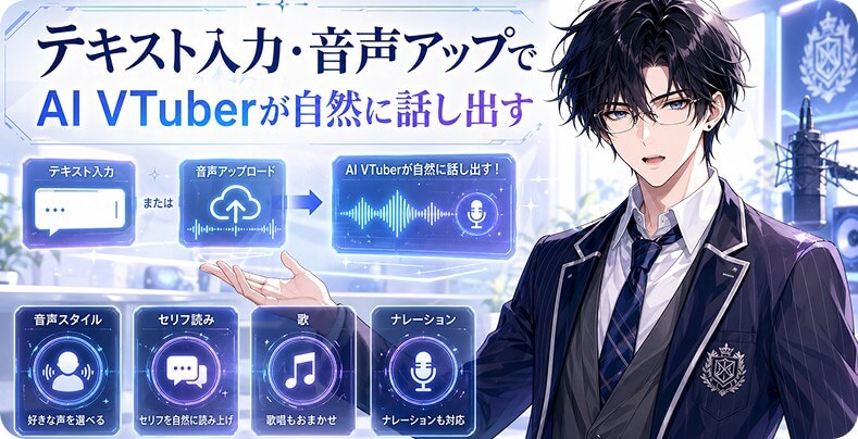 ai vtuber　音声生成