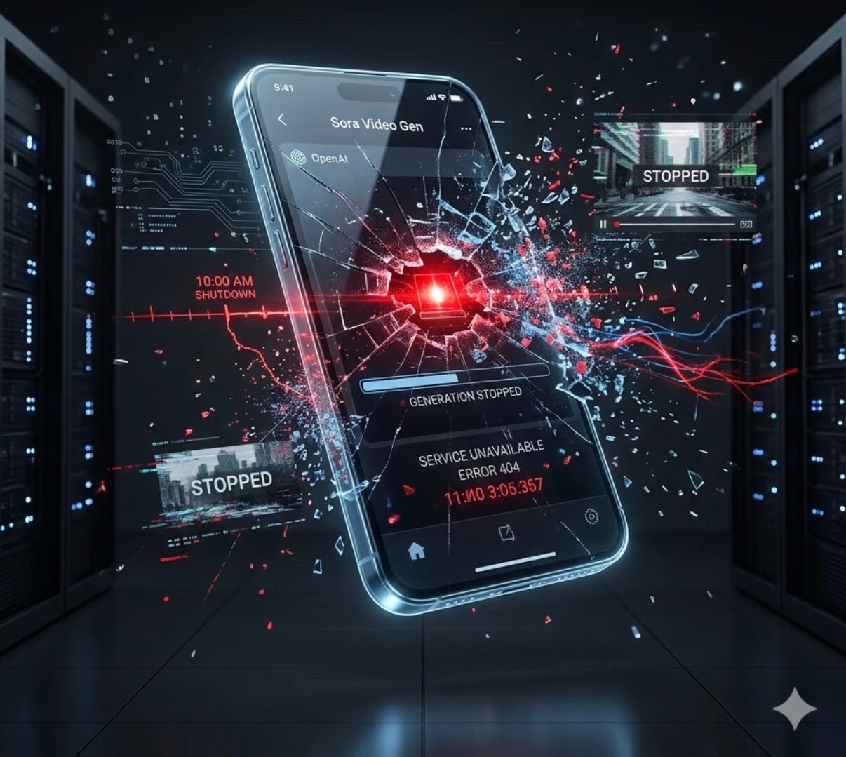 sora アプリ終了計算リソース