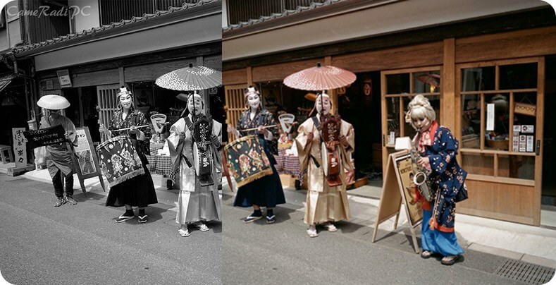 モノクロ 写真 カラー 化