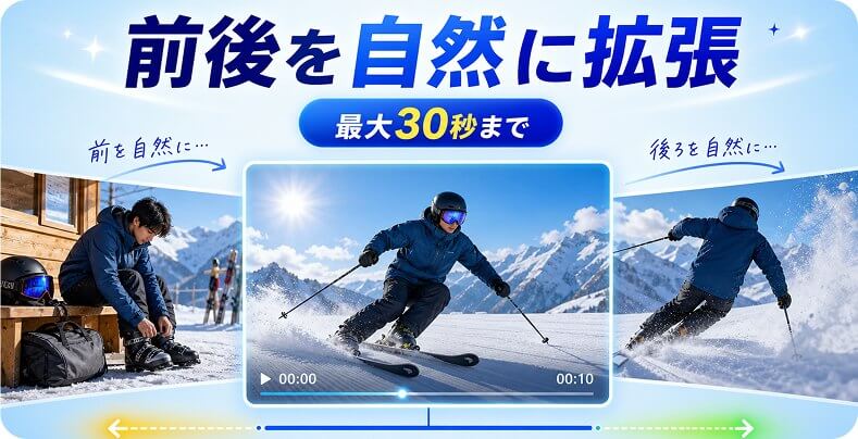 Seedance 2.0 で動画を自然に延長