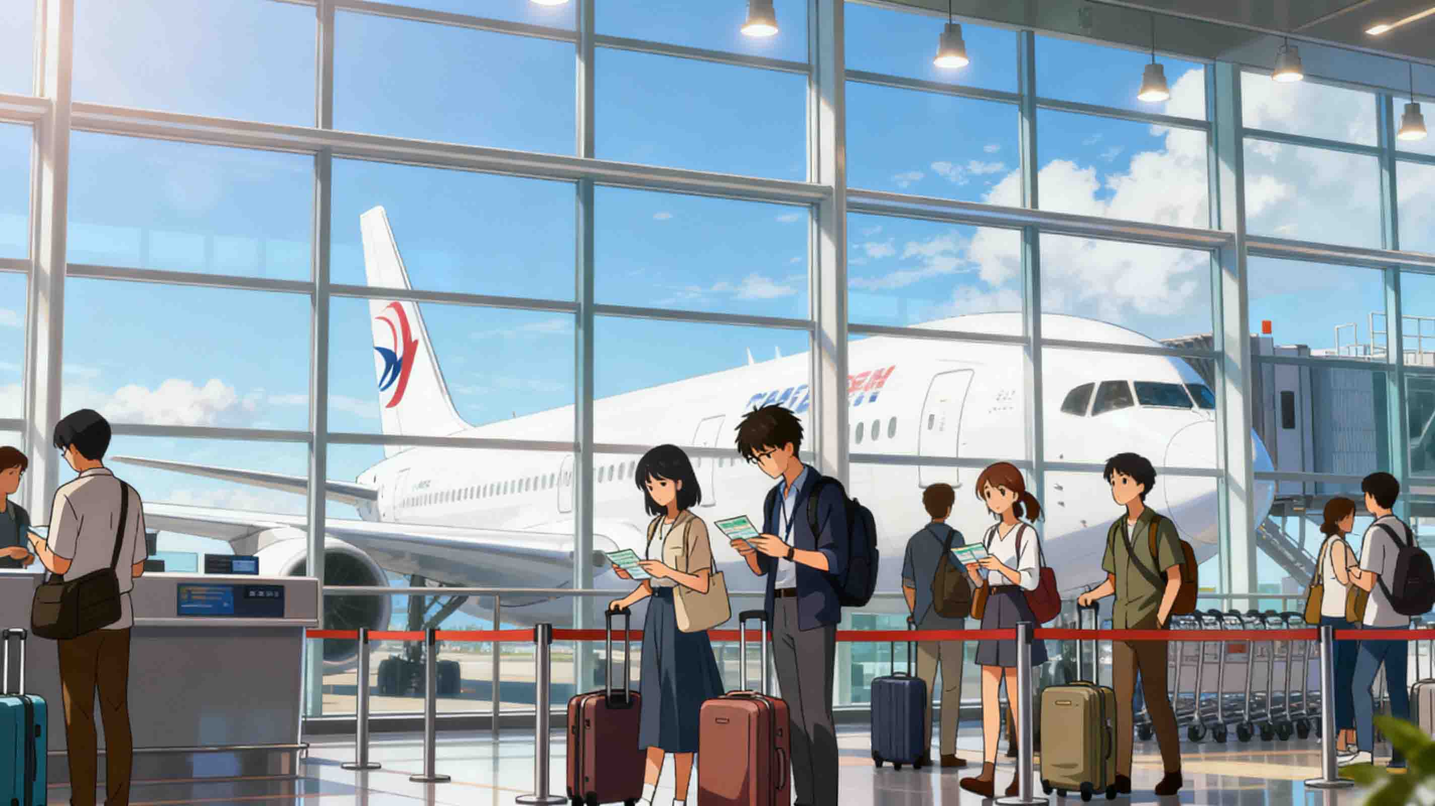 機場場景 AI 繪圖提示詞