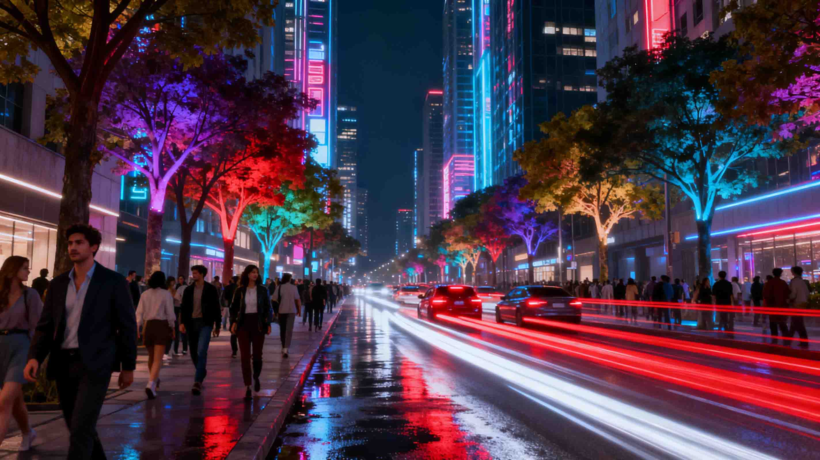 都市場景 AI 繪圖提示詞