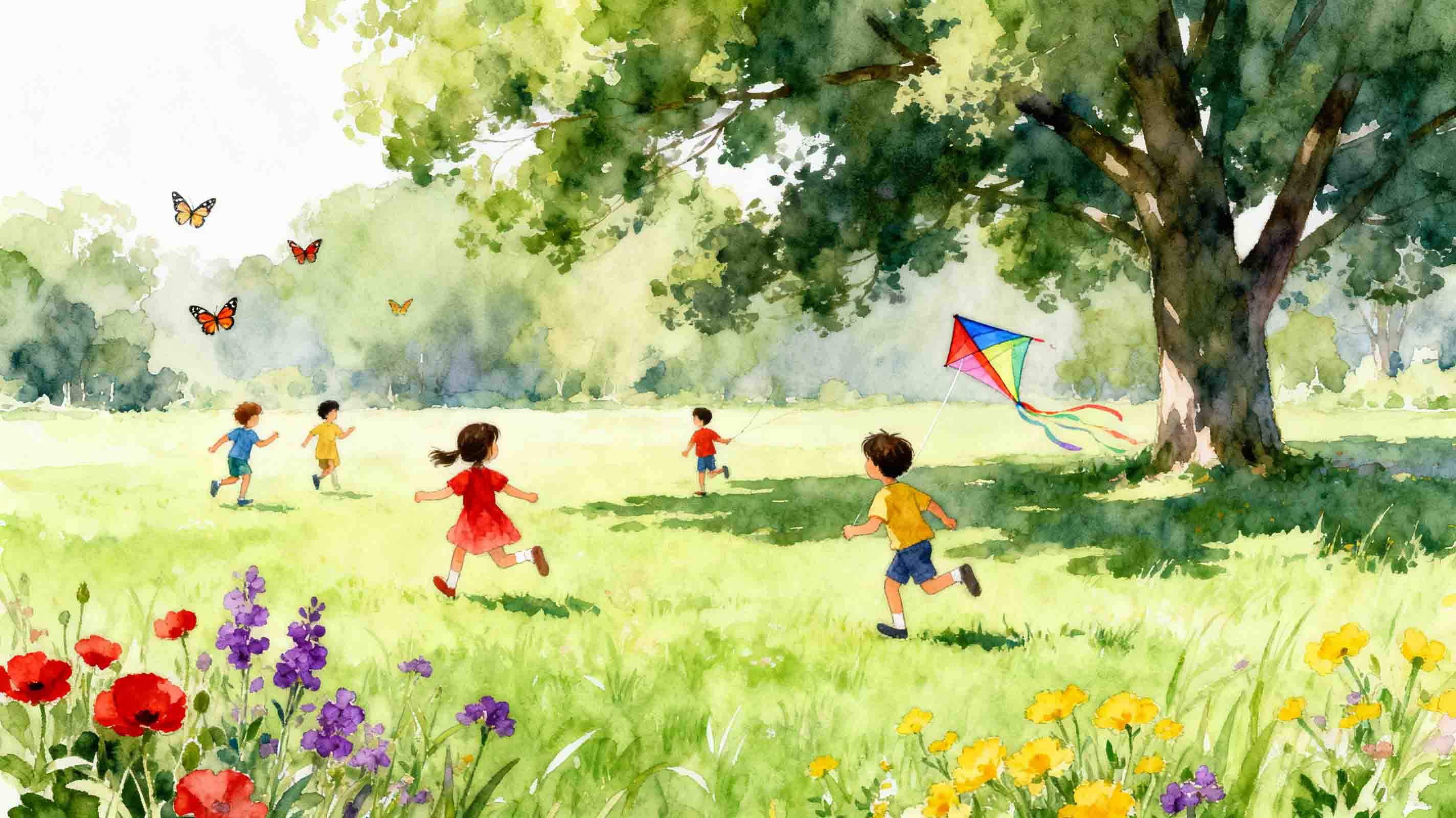 草坪場景 AI 繪圖提示詞