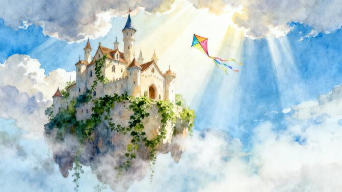 Nano Banana 指令童話城堡場景