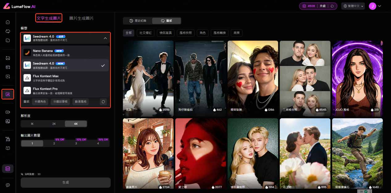 文字生成新年賀圖