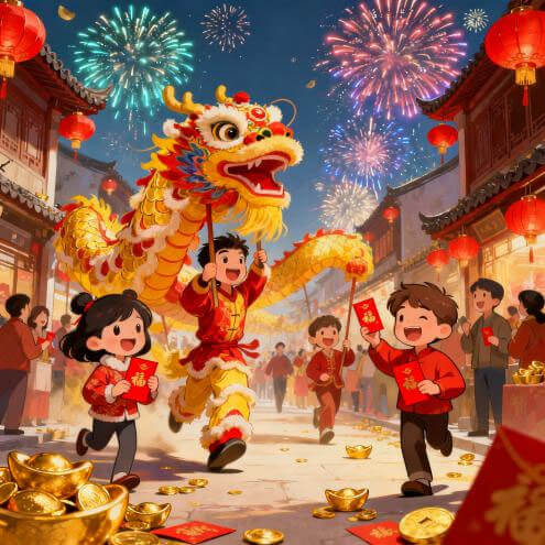 新年賀詞順境福緣吉祥話