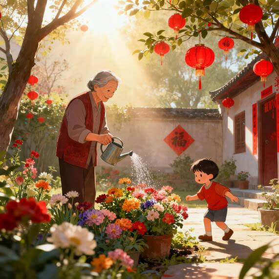 新年賀詞溫暖日常吉祥話