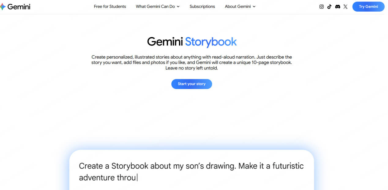 Gemini Storybook 是什麼