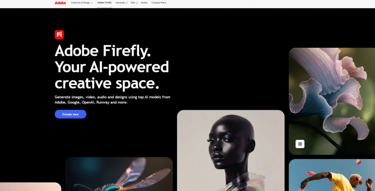 AI 繪圖網站 Adobe Firefly