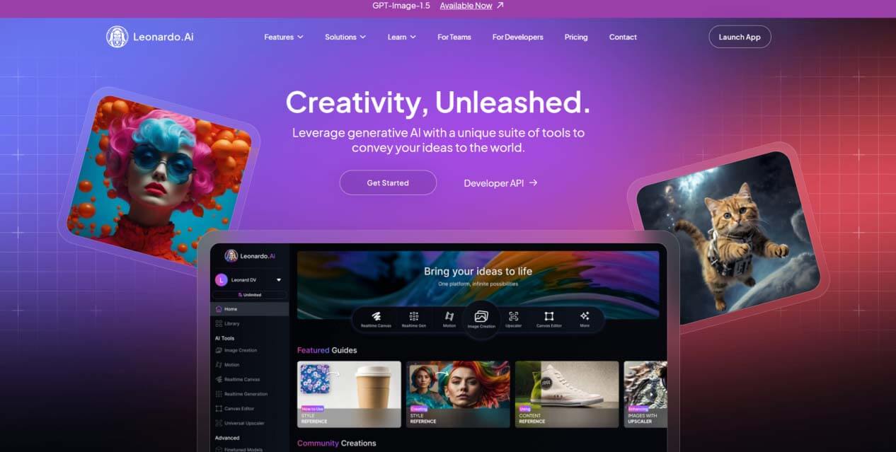 AI 製圖網站 Leonardo.AI